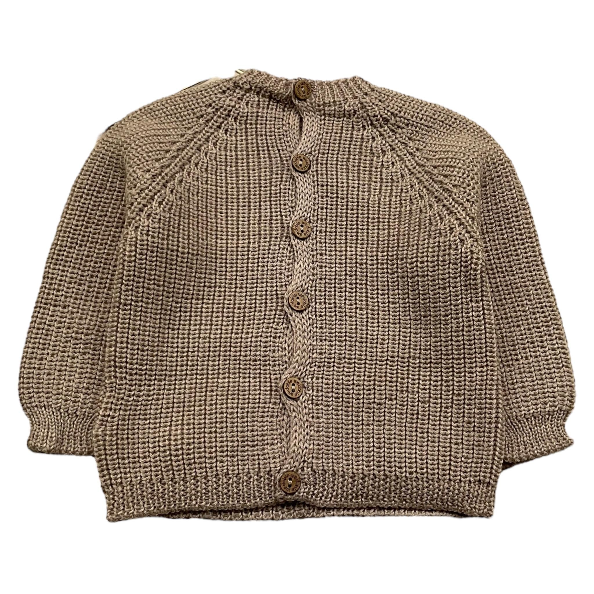 WEDOBLE maglia tinta unita con ricami Fango per Neonato I2402301 FANGO WEDOBLE 