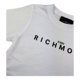 JOHN RICHMOND t-shirt girocollo tinta unita con stampa logo Bianco per Bambino RBA25009TS BIANCO JOHN RICHMOND 