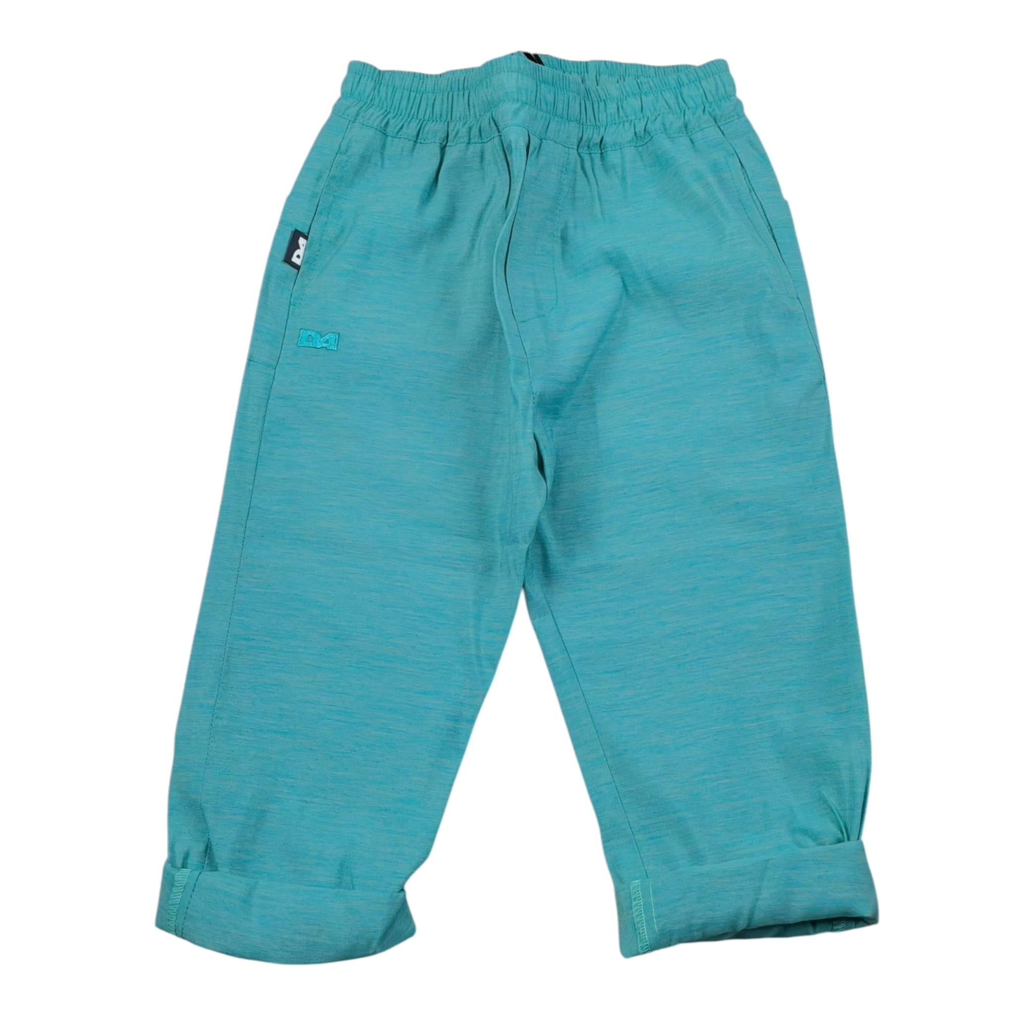 Daniele Alessandrini Pantalone Tinta Unita con Elastico In Vita per Bambino 1295P00017J VERDE DANIELE ALESSANDRINI 