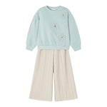 MAYORAL completo 2 pezzi felpa-pantalone bicolore Verde/beige per Bambina 4551 VERDE/BEIGE MAYORAL 