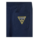 Guess Bermuda Tinta Unita con Logo per Bambino N93Q18KAUG00X BLU GUESS 