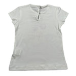 J.O. Milano T-Shirt Girocollo Tinta Unita con Stampa per Neonata 576Q5 BIANCO J.O. MILANO 