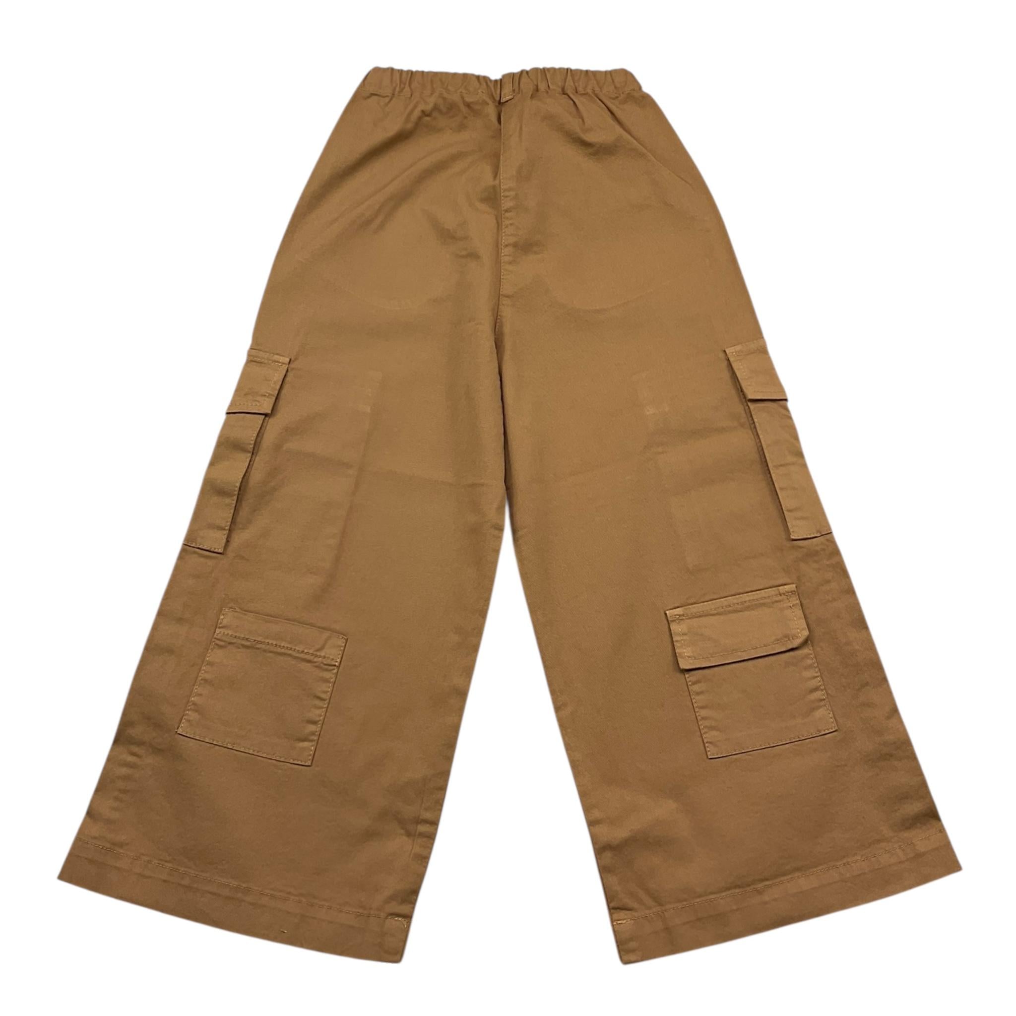 Zhoe & Tobiah Pantalone Tinta Unita con Elastico In Vita per Bambina J&P4F BEIGE ZHOE & TOBIAH 