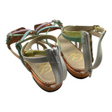 Gallucci Sandali Multicolor Con Chiusura Fibia Multicolor Per Bambina