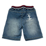 Daniele Alessandrini Bermuda In Denim con Elastico In Vita per Bambino 1296SD00173J BLU DANIELE ALESSANDRINI 