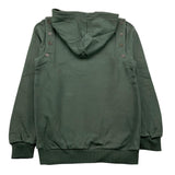 DANIELE ALESSANDRINI felpa tinta unita con cappuccio e stampa Verde per Bambino 1231F00034XXX VERDE DANIELE ALESSANDRINI 