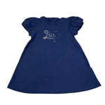 Liu Jo Abito Tinta Unita con Brillantini per Bambina KA5037 BLU LIU JO 