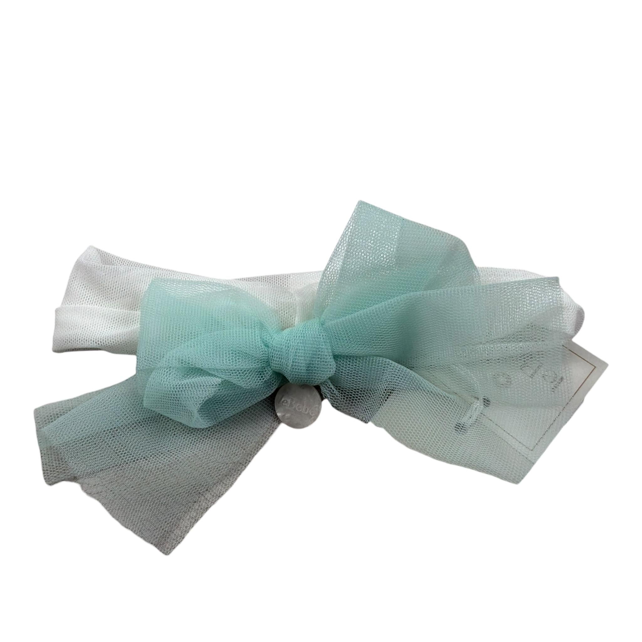 Le Bebe Fascia Capelli Tinta Unita per Neonata LBG5866 BIANCO LE BEBE 