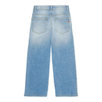 Diesel Jeans Tinta Unita Modello Palazzo per Bambina J00818 AZZURRO DIESEL 