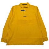 SUN68 polo manica lunga tinta unita Giallo per Bambino A40302 GIALLO SUN68 