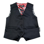 Just Cavalli Gilet Tinta Unita con Interno Stampa Fantasia per Bambino JBP26051GT NERO JUST CAVALLI 