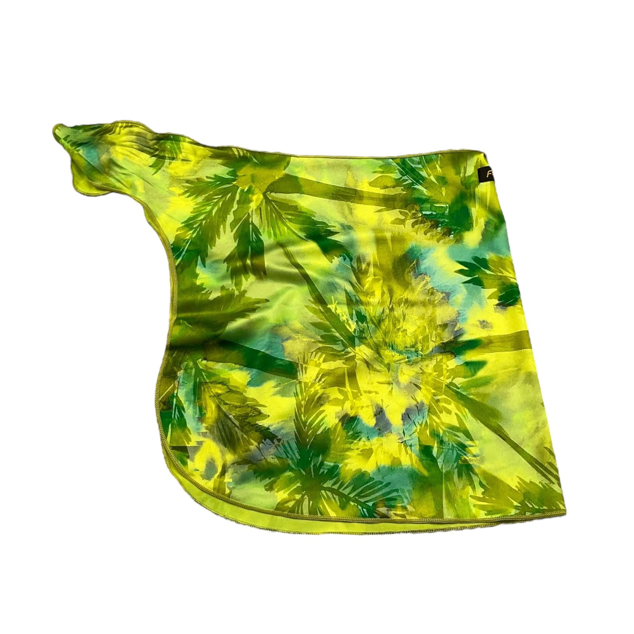 F**K Pareo Stampa Fantasia per Bambina FJ241620 VERDE F**K 