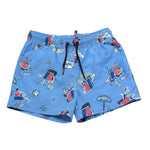 K-Way Costume Modell Boxer Tinta Unita con Stampa per Bambino K3124ZW AZZURRO K-WAY 