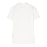 Trussardi Polo Mezza Manica Tinta Unita per Bambino TBP24009PO BIANCO TRUSSARDI 