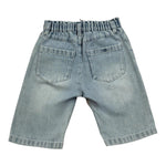 Moschino Jeans Tinta Unita con Elastico In Vita per Neonata MDP03I AZZURRO MOSCHINO 