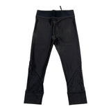 Burberry Leggins Tinta Unita Con Trasparenza Nero Per Bambina