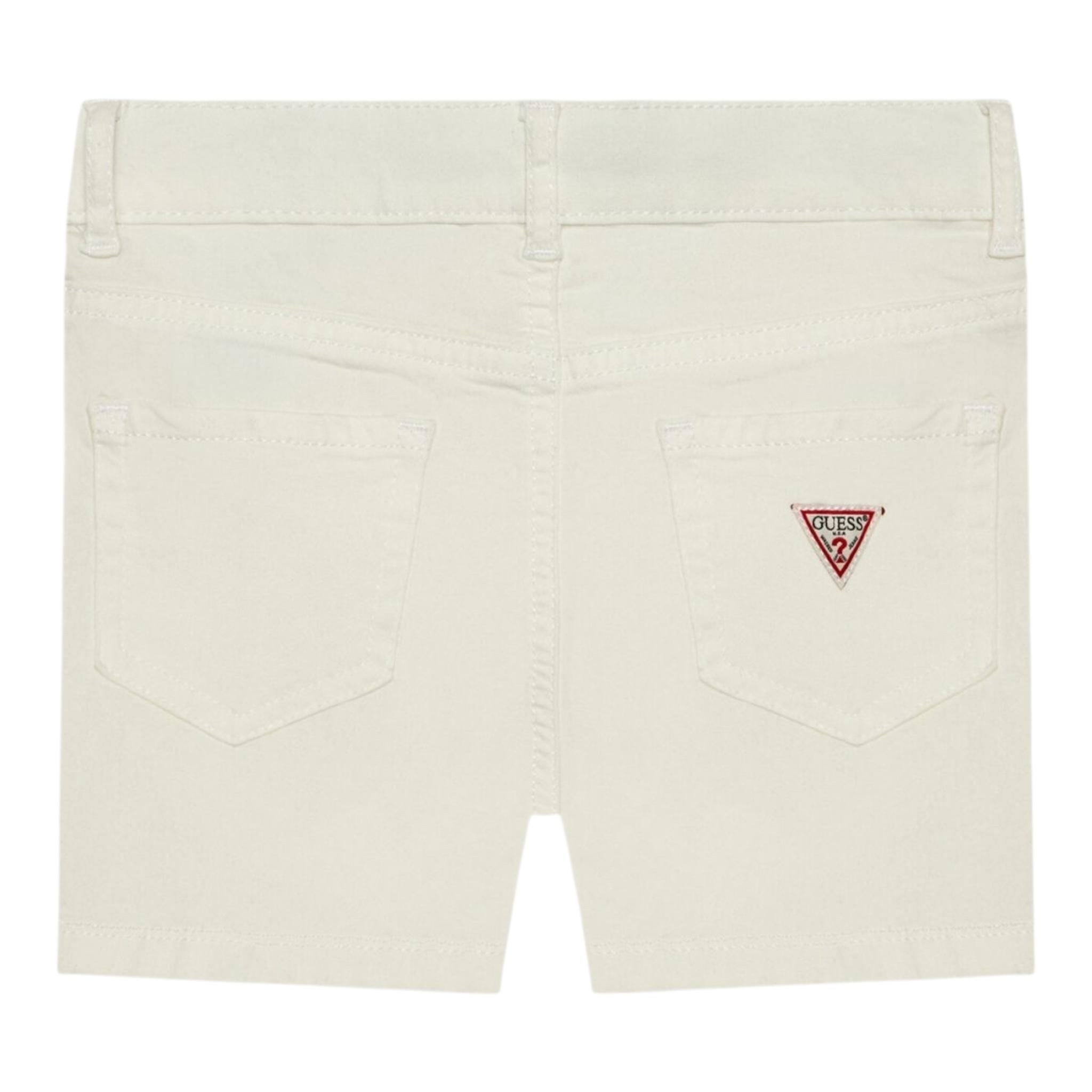 Guess Bermuda Tinta Unita per Neonato K2RD08WE5X0 PANNA GUESS 