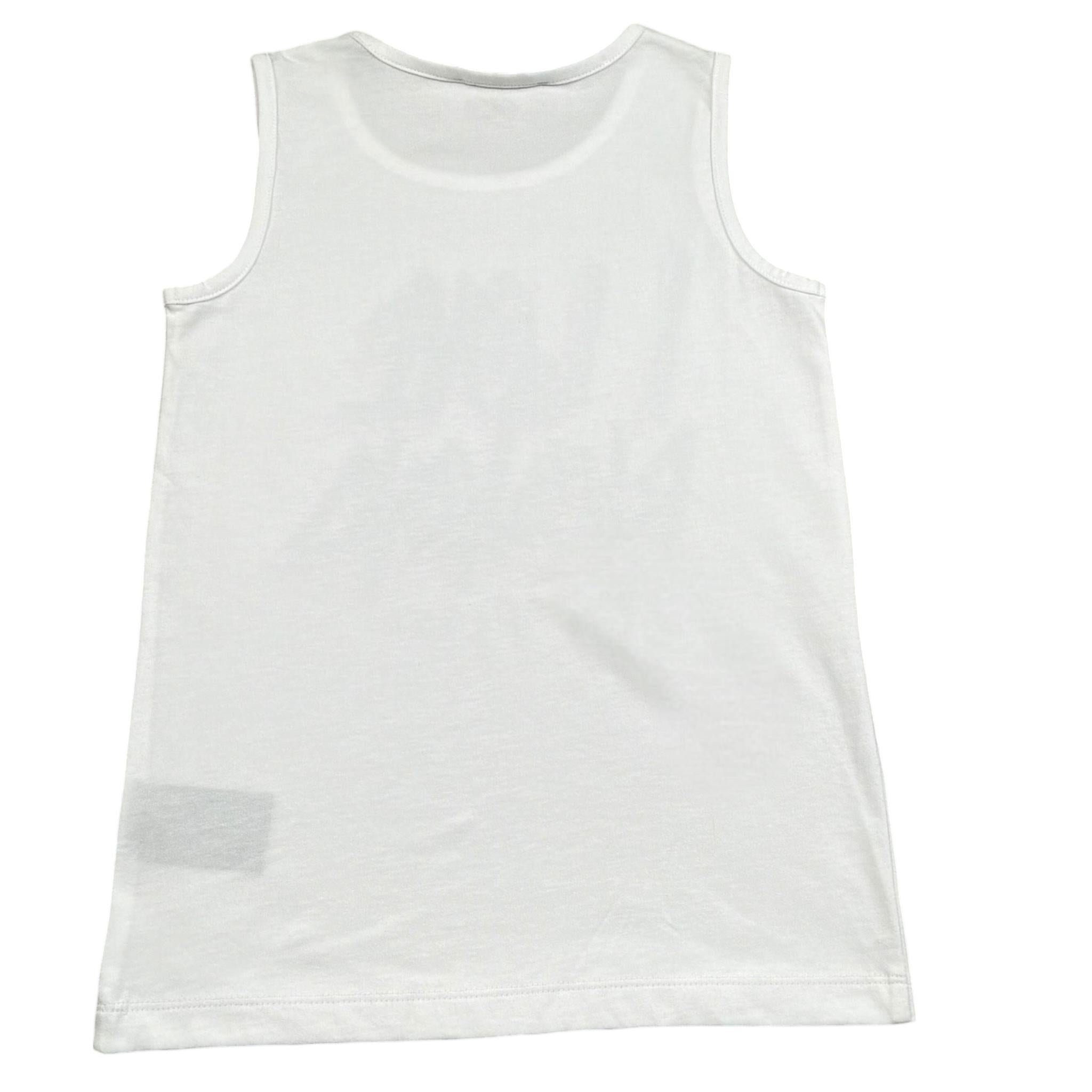 John Richmond Completo 2 Pezzi Canotta Tinta Unita con Stampa-Short per Bambina RGP26120CJ BIANCO JOHN RICHMOND 