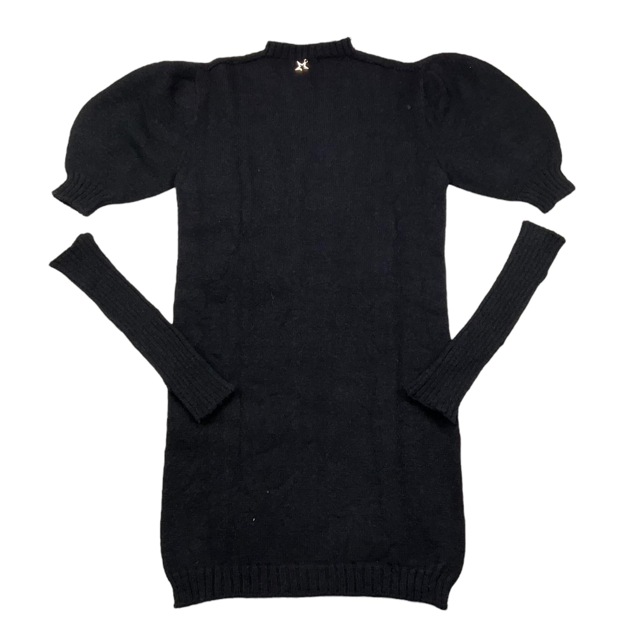 NAIDA abito mezza manica tinta unita con manicotti Nero per Bambina NAAB300 NERO NAIDA 