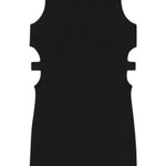 Patrizia Pepe Abito Giromanica tinta unita Nero per Bambina 7A0544X NERO PATRIZIA PEPE 