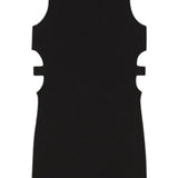 Patrizia Pepe Abito Giromanica tinta unita Nero per Bambina 7A0544X NERO PATRIZIA PEPE 