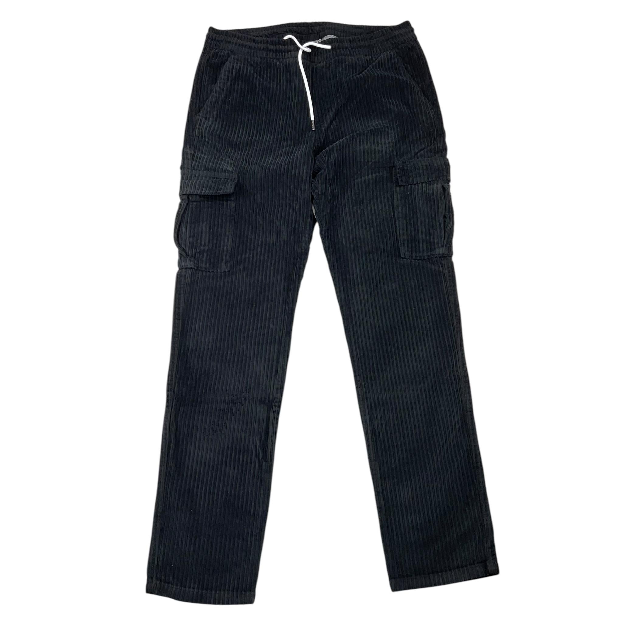 NUPKEET pantalone tinta unita in camoscio con elastico in vita Nero per Bambino 4DNK337 NERO NUPKEET 