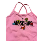 Moschino Costume Intero Tinta Unita con Logo per Neonata MDL00QL ROSA MOSCHINO 