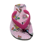 Saint Barth Infradito Tinta Unita con Stampa per Bambina 00518L ROSA SAINT BARTH 