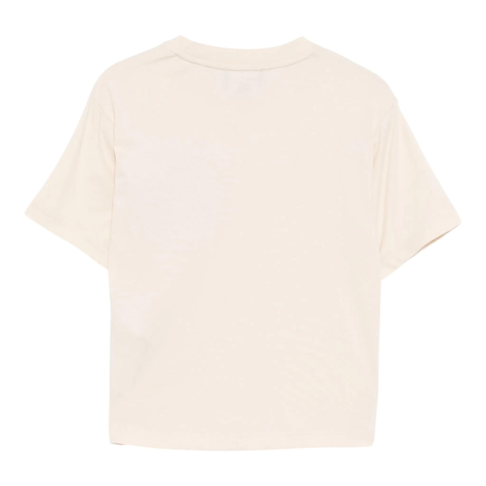 Emporio Armani T-Shirt Girocollo Tinta Unita con Taschino per Bambino EB000111X BEIGE EMPORIO ARMANI 