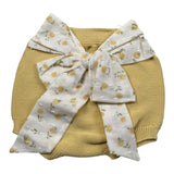 Wedoble Culotte Tinta Unita con Fiocco per Neonata V2507331E GIALLO WEDOBLE 