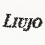 LIU JO shirt girocollo tinta unita con stampa Bianco per Bambina GF4158 BIANCO LIU JO 
