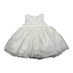 Mini Banda Abito Cerimonia Giromanica Tinta Unita per Neonata 35732 BIANCO MINI BANDA 