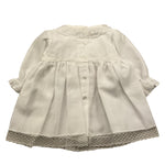 GRANLEI abito manica lunga tinta unita con ricami Bianco per Neonata 224160 BIANCO GRANLEI 