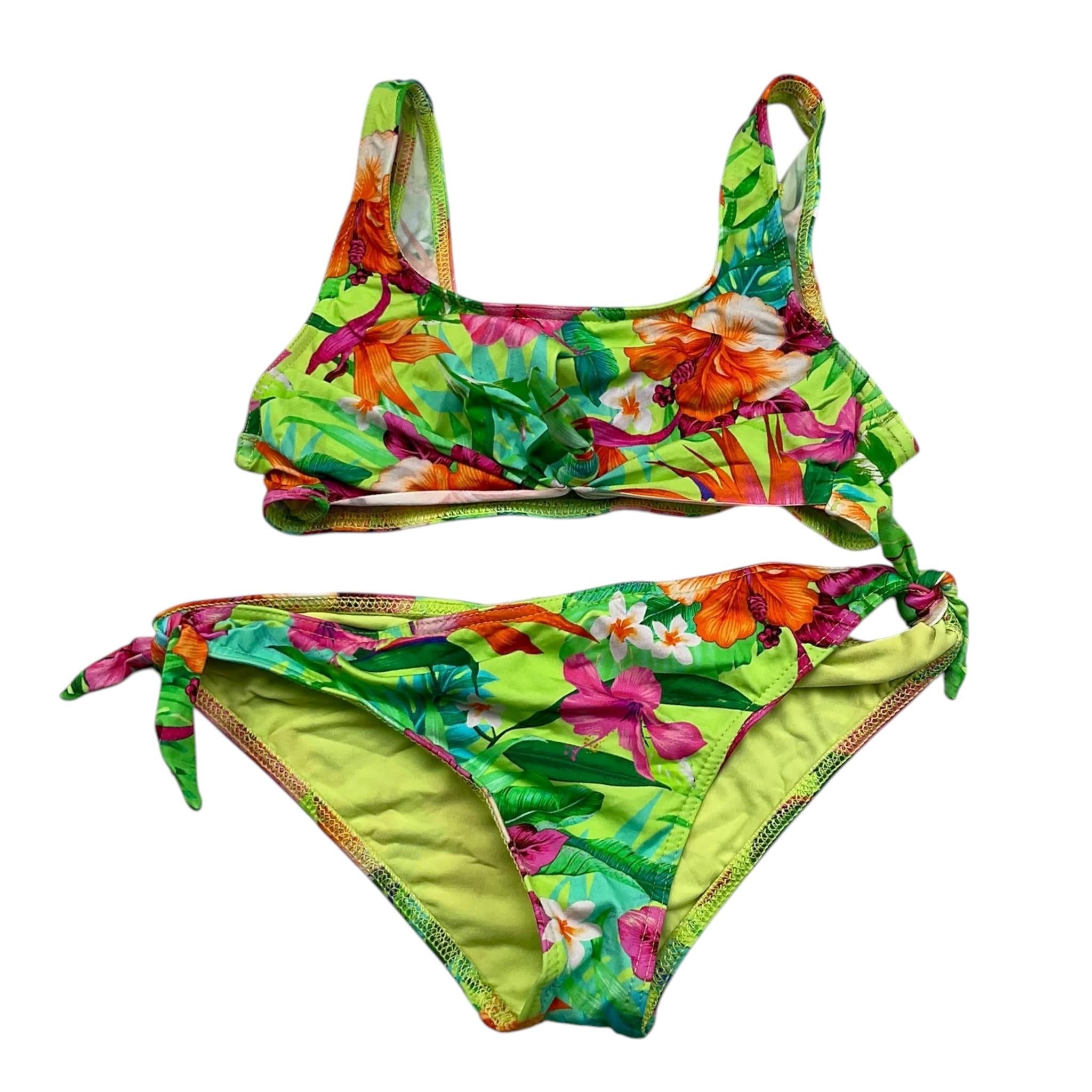 Banana Moon Costume 2 Pezzi Fascia-Slip Tinta Unita con Fantasia per Bambina JZO07 VERDE BANANA MOON 