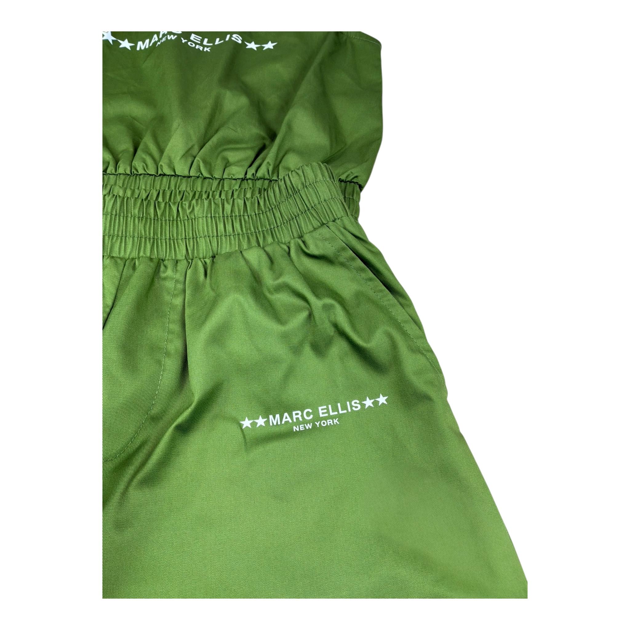 Marc Ellis Completo 2 Pezzi Top-Pantalone Tinta Unita per Bambina JMJTP01240 VERDE MARC ELLIS 