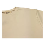 Dou Dou T-Shirt Girocollo Tinta Unita per Bambina DW8P61 PANNA DOU DOU 