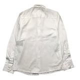 Never Too Camicia Manica Lunga Tinta Unita Bianco Per Bambino