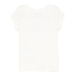 Philosophy T-Shirt Girocollo Tinta Unita con Stampa per Bambina I1E617 PANNA PHILOSOPHY 
