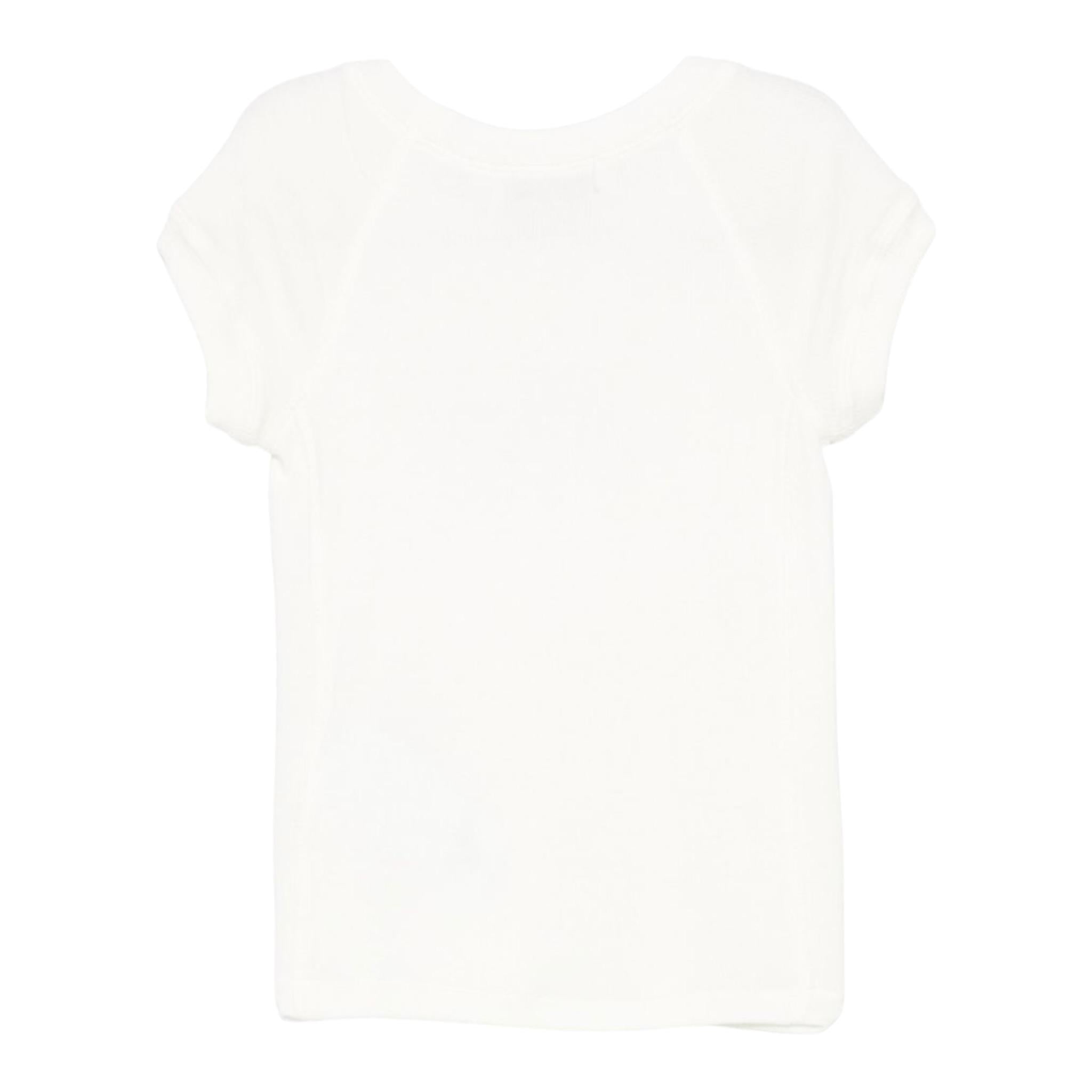 Philosophy T-Shirt Girocollo Tinta Unita con Stampa per Bambina I1E617 PANNA PHILOSOPHY 