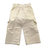 ZHOE & TOBIAH pantalone tinta unita con tasconi e elastico in vita Panna per Neonata PJK15 PANNA ZHOE & TOBIAH 