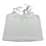 Twinset Top Tinta Unita con Logo per Bambina 251GJ2570X PANNA TWINSET 