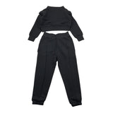 FUN & FUN completo 2pz felpa-pantalone tinta unita Nero per Bambina FBCM00006 NERO FUN & FUN 