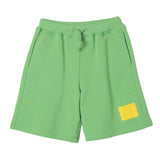 Dsquared2 Bermuda In Tuta Tinta Unita Con Elastico In Vita Verde Per Bambino
