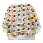 JOHN RICHMOND felpa chiusa girocollo stampa fantasia logo Bianco per Neonata RIA25080FE BIANCO JOHN RICHMOND 