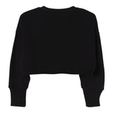 PATRIZIA PEPE felpa chiusa girocollo tinta unita cn logo Nero per Bambina 7M0871XX NERO PATRIZIA PEPE 
