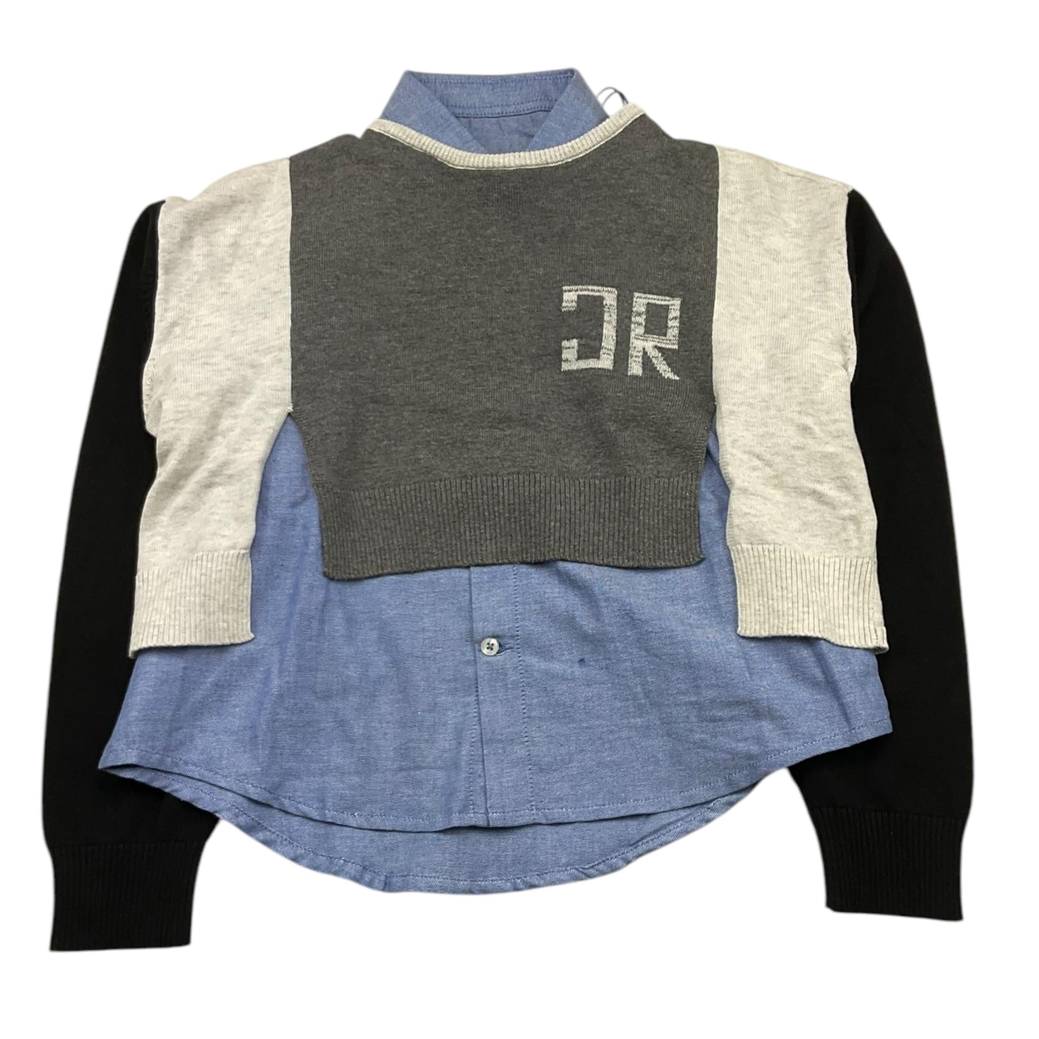 JOHN RICHMOND maglia girocollo tricolore con camicia giromanica Multicolor per Bambina RGA25172MA MULTICOLOR JOHN RICHMOND 