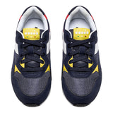 Diadora Sneakers Tricolore con Lacci Blu per Bambino