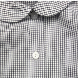 Little Bear Camicia Tinta Unita Manica Lunga con Fantasia Bianco per Neonato