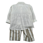 Marlu' Completo 3 Pezzi Camicia-Pantalone-Papillon per Neonato ES2971 PANNA MARLU' 