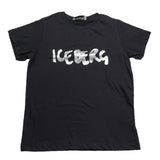 Iceberg T-Shirt Girocollo Tinta Unita con Logo per Bambino TSICE3301J NERO ICEBERG 